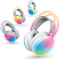 Brookstone Auriculares Inalámbricos con Luces LED Multicolor