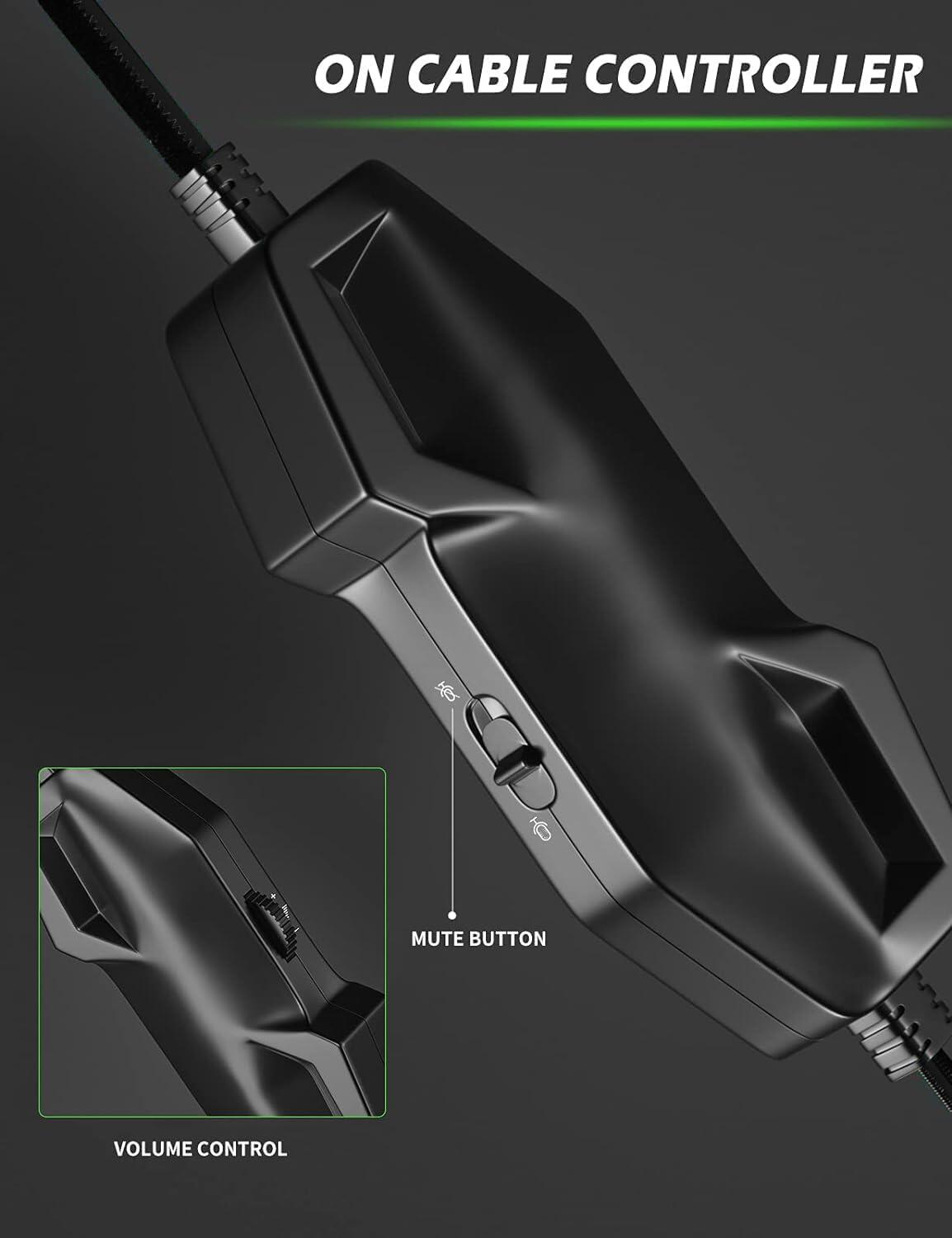 Cascos Gaming A66 con Luz RGB