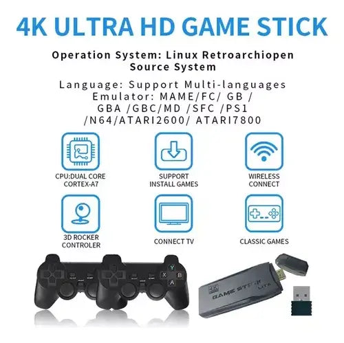 Game Stick 4K – Retro Gaming en Alta Definición