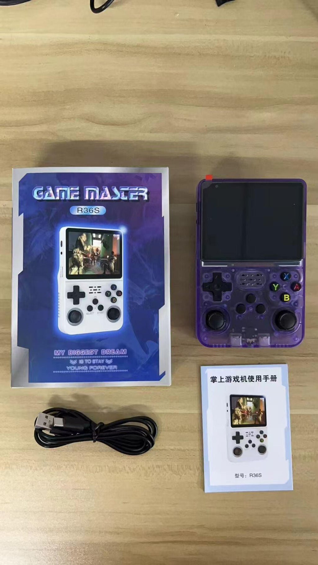 Consola R3S6,  Juegos Retro y Reproductor de Vídeo - Compacta y Ligera